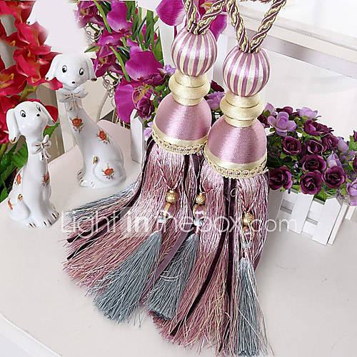 Retro Lantern Style Polyester Tassel (One Pair)