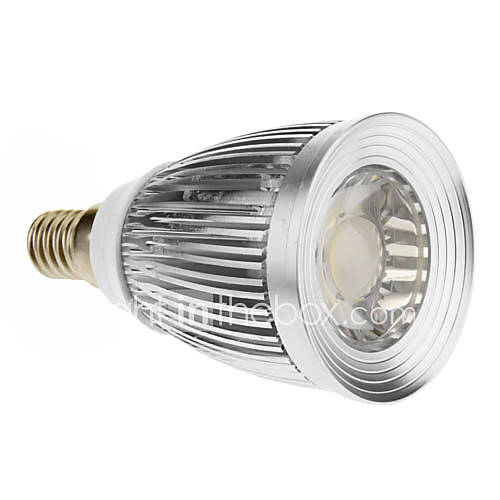 E14 7W 1xCOB 600 630LM 6000 6500K Cool White Light LED Spot Bulb (85 265V)