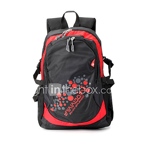JINNUODE Stylish Multi Function Laptop Backbag(Red)3892