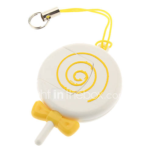 Lollipop USB 2.0 Micro SD/TF Card Reader Yellow