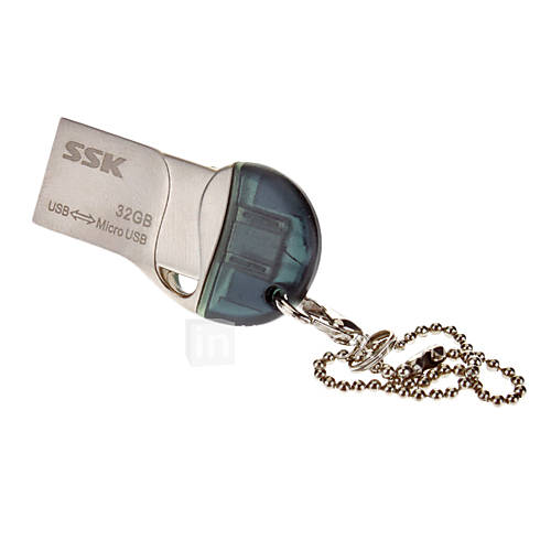 SSK SFD238 USB / Micro USB OTG Flash Drive 32GB USB 3.0