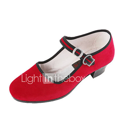 Beautiful Canvas Upper Dance Shoes Ballroom Slipper(More Colors)