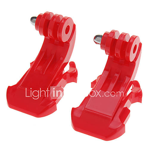 J Hook Buckle for GoPro Hero 2 / 3 / 3  Red