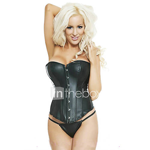 Darling Clothes Womens Black Classic Sexy Pv Corset