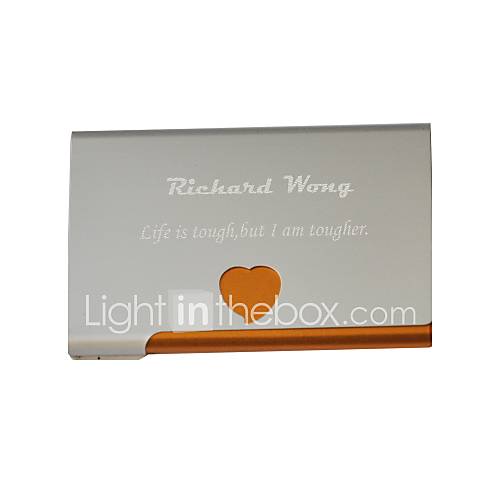 Personalized Hollow out Heart Design Cardcase (More Colors)