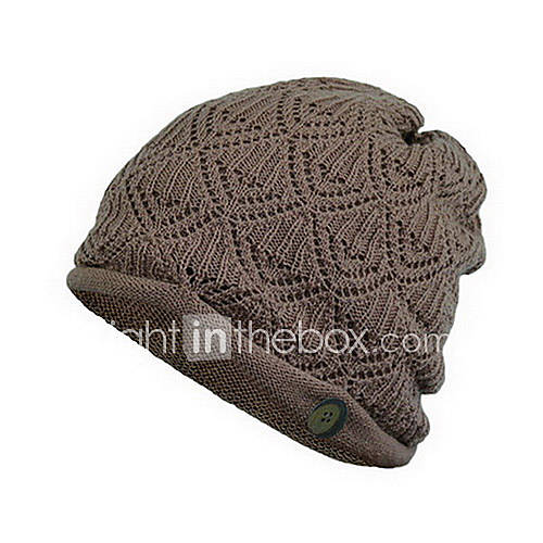 KM 1274 45 womens knitted hat light tan