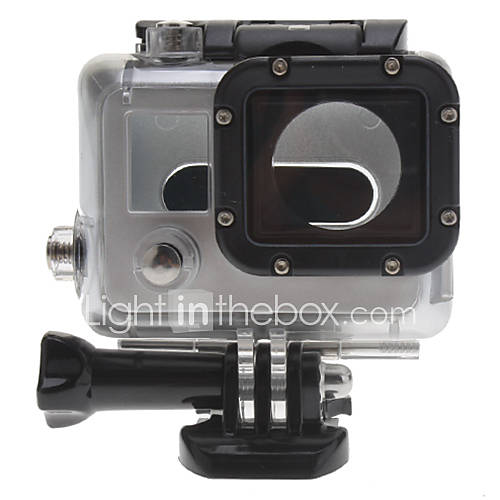 NEW Suptig Skeleton Protective Housing Case for Gopro hero 3 Open Side for FPV(Silver)