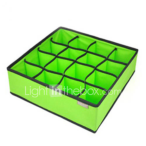 16 Cell Solid Bubble Lidded Underwear Storage Box