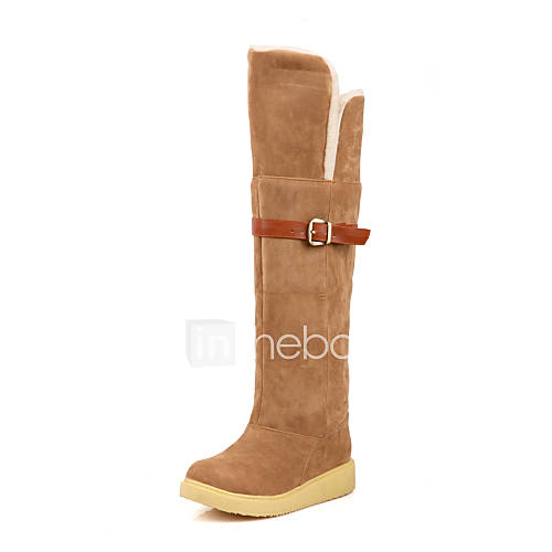 Suede Platform Snow Boots Knee High Boots(More Colors)