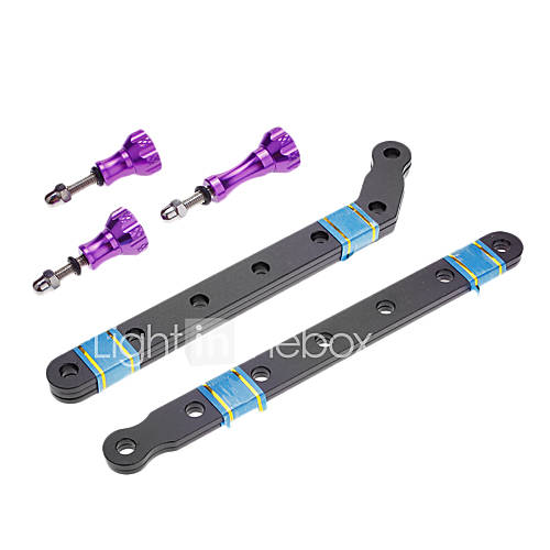 Purple TMC Aluminum Alloy Extension Arms Mount Screw for Gopro HD Hero2 Hero3 cwo