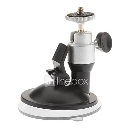 All Direction Adjustable Camera Mount with a Suction Up Bottom (Black)