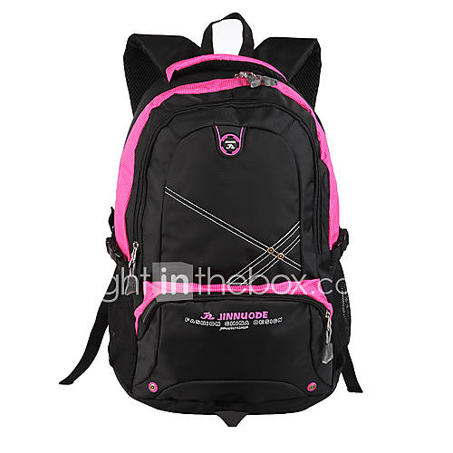 JINNUODE Stylish Waterproof Casual Travelling Laptop Backbag(Pink)1302