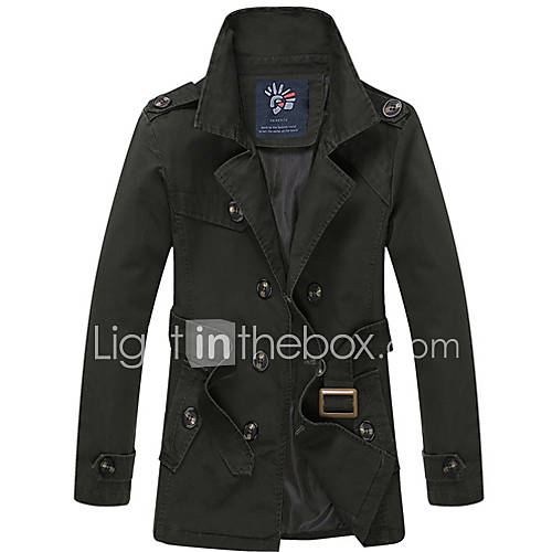 MenS Bussiness Cotton Trench Coat