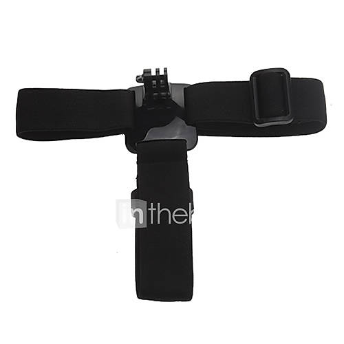 Black Chest Head Mount Harness For Gopro HD hero 2 / hero 3 Sports Camera cwh