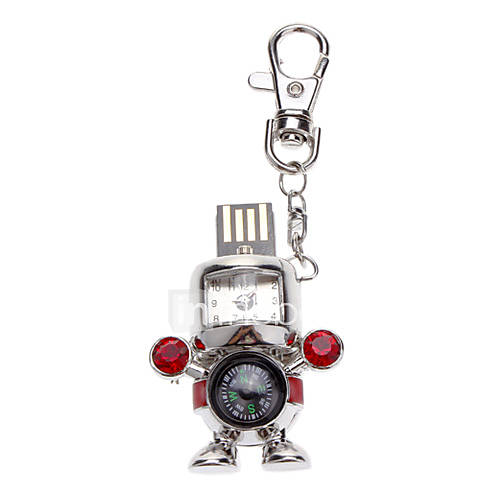 Handsome Robot with Watch and Compass Flash Drive 4G