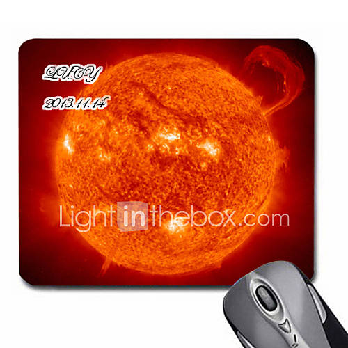 Personalized Fireball Mouse Pad