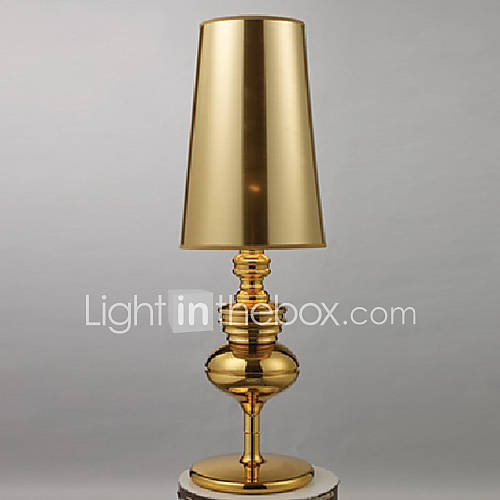 Golden Minimalist Metal Table Light