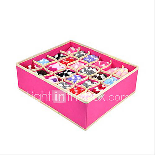 24 Compartment Rose Underwear Storage Box