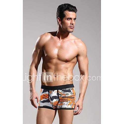 Note Print Boy Shorts Briefs