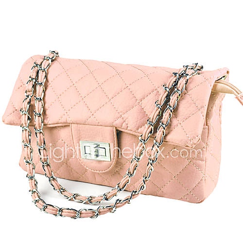 Women Classic Clutch Shoulder Bag Handbag Quilting Chain Cross