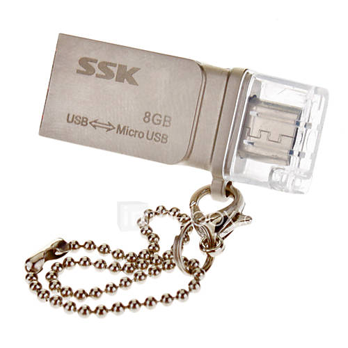 SSK SFD236 USB Micro USB OTG Flash Drive 8GB USB 3.0