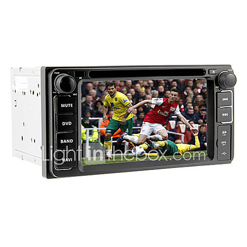 6.2Inch 2 Din Universal Car DVD Player for Toyota Before 2006 with GPS,IPOD,RDS,BT,Touch Screen