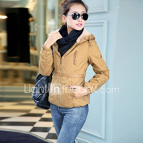 Womens Thick Slim Short Coat