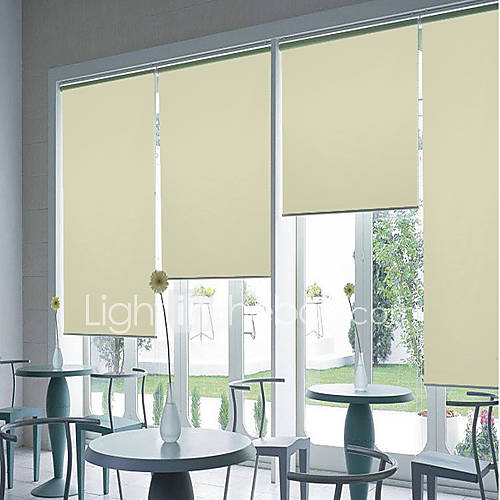 Modern Beige Blackout Roller Shade