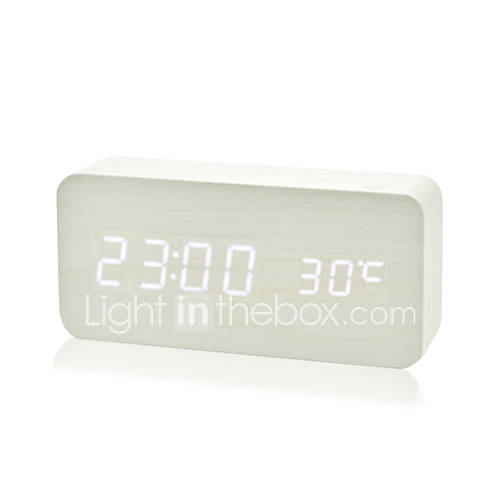 Modern Temperature Alarm Clock