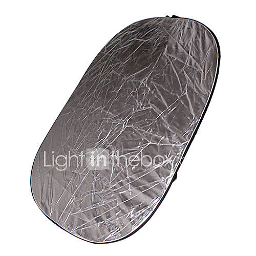 35 x 47 Inch 5 in 1 Portable Photography Studio Multi Photo Collapsible Light Reflector Oval 90 x 120cm