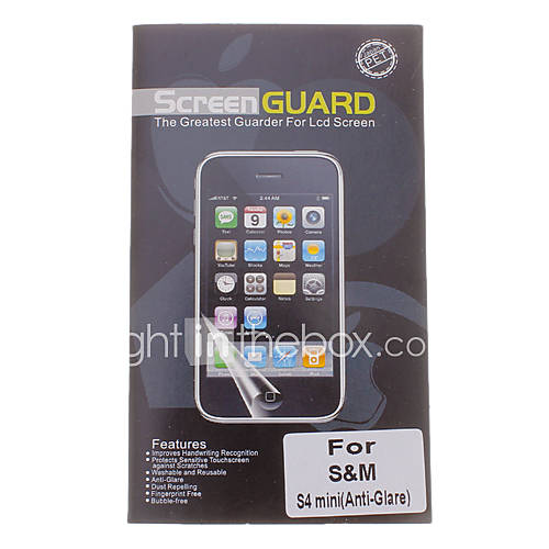 Professional Matte Anti Glare LCD Screen Guard Protector for Samsung Galaxy S4 Mini i9190/i9195/i9192/i9198