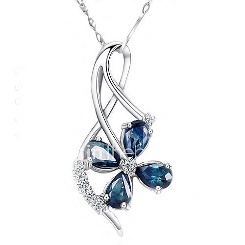 HoneyBaby Blue Diamond Necklace