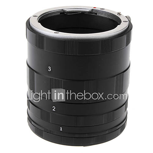 Macro Extension Tube Set for Nikon AI