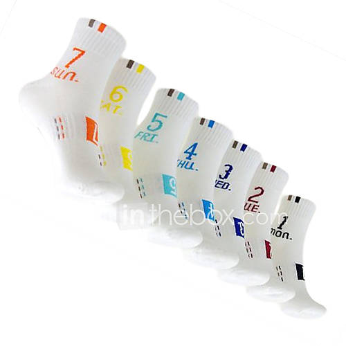 Mens Casual Weekly Cotton Sock