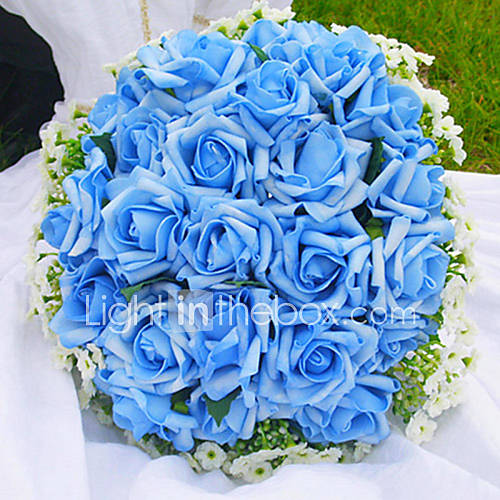 24 Heads Rose Round Shape Wedding/Party Bridal Bouquet