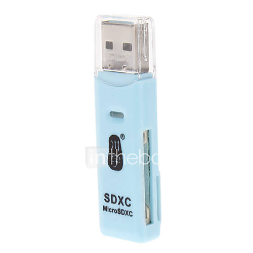 2 in 1 Hi speed SD/microSD/TF Card Reader