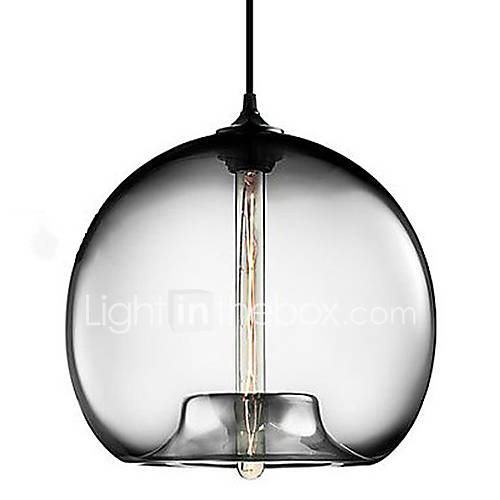 Globe Pendant, 1 Light, Concise Iron Painting