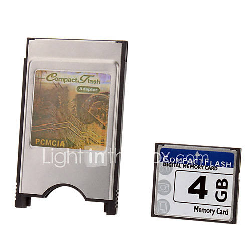 4G Ultra Digital CompactFlash Card with PCMCI Adapter