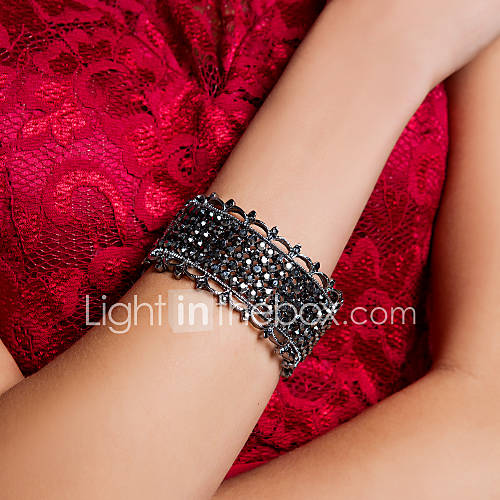 Elegant Alloy With Rhinestone Womens Bracelet