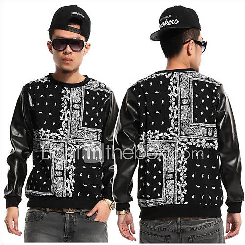 Mens Hip Hop Cross B Bandanna Sweatshirt