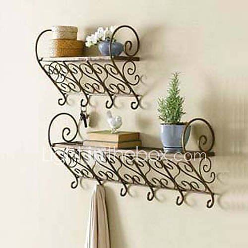 Country Graven Metal Rack