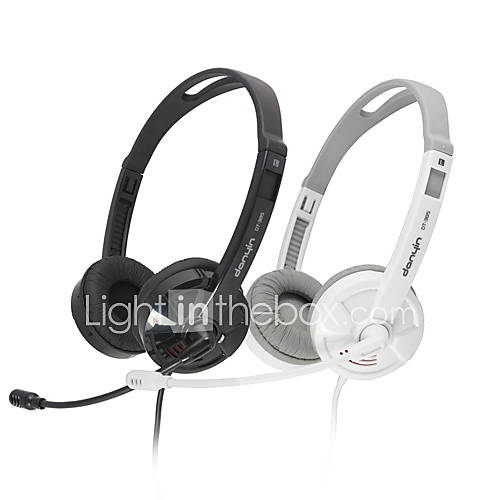 DANYIN DT 385S Stereo Over Ear Headphone with Mic and Remote for PC/iPhone/iPad/Samsung/iPod