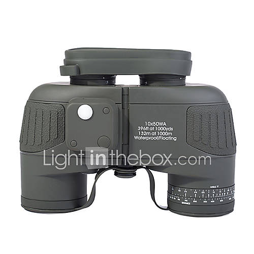 10x50 Floating Binoculars With RANGEFINDER And Compass RETICLE