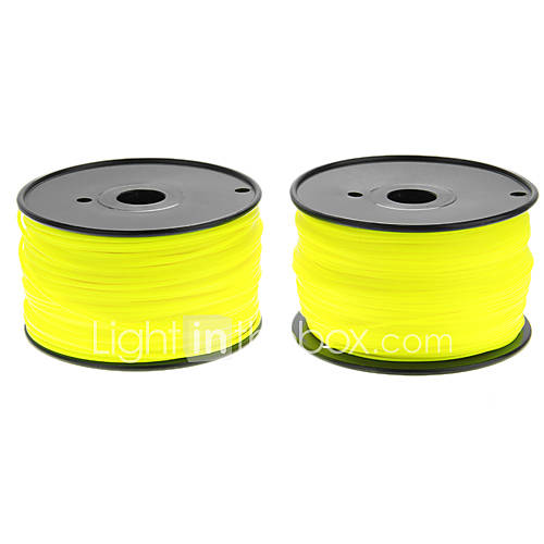 Reprapper 3D Printer Consumables Fluorescent Yellow Color (Optional Wire Diameter and Material) 1 Piece