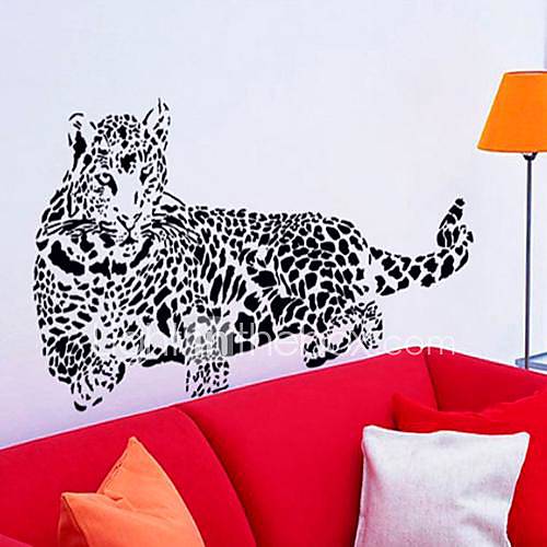 Leopard Pattern DIY Adhesive Removable Wall Decal
