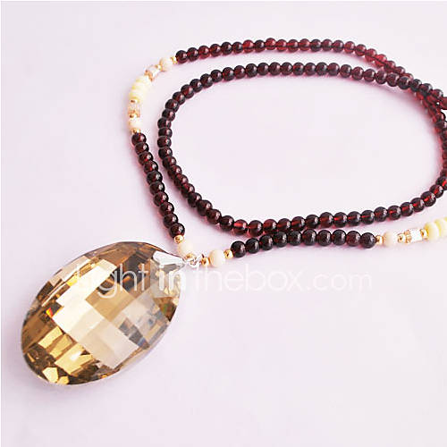 Womens Drops Pendant Necklace