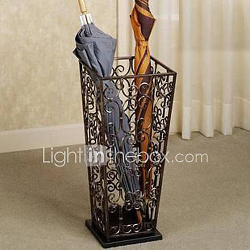 Country Classic Graven Metal Umbrella Rack