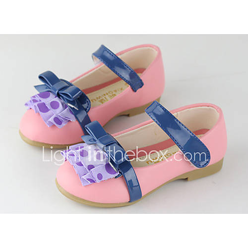 Girls Lovely Splicing Bow Mary Janes