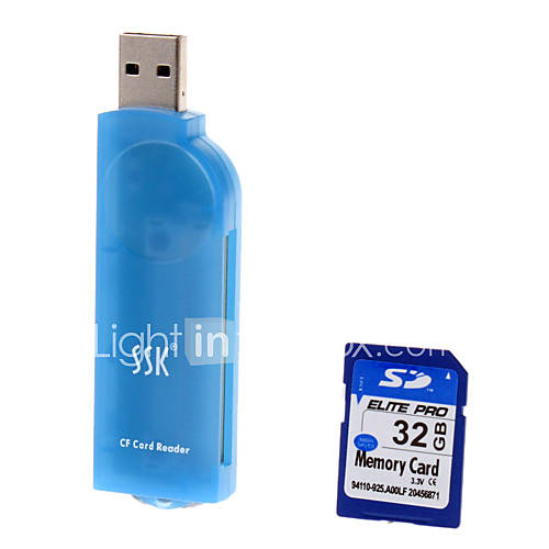 Hi speed Ultra SD Memory Card 32G with SSK Card Reader