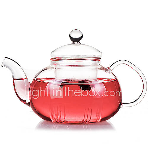Teapot with Filter, Glass 26oz